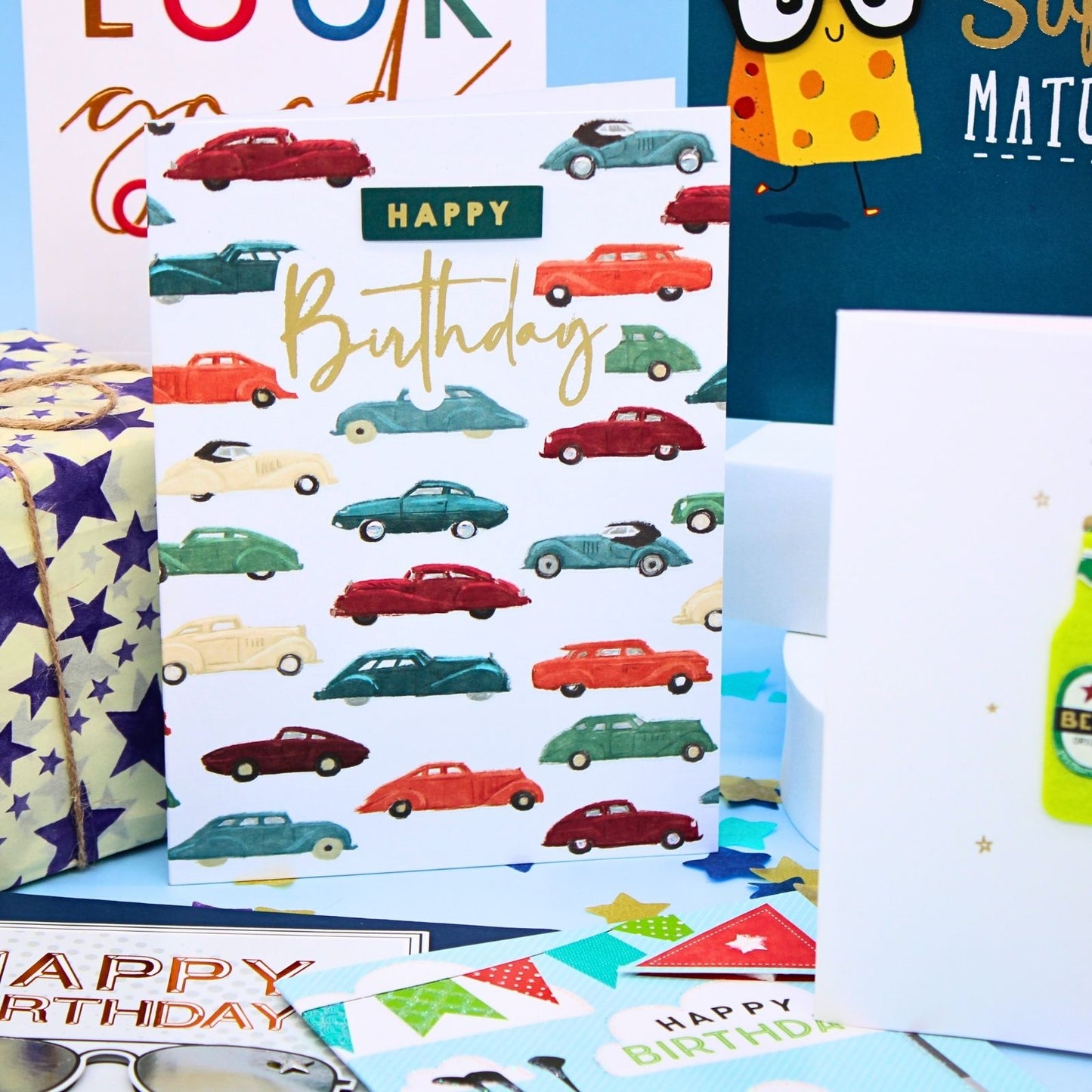 CARD'N'MIX Birthday Card Multipack Top Bloke Variety Set 12 Card Assortment
