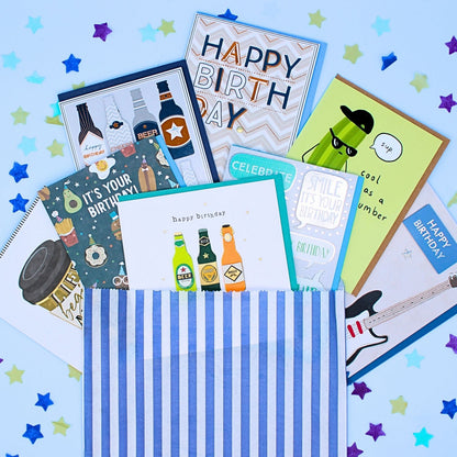CARD'N'MIX Birthday Card Multipack Top Bloke Variety Set 12 Card Assortment