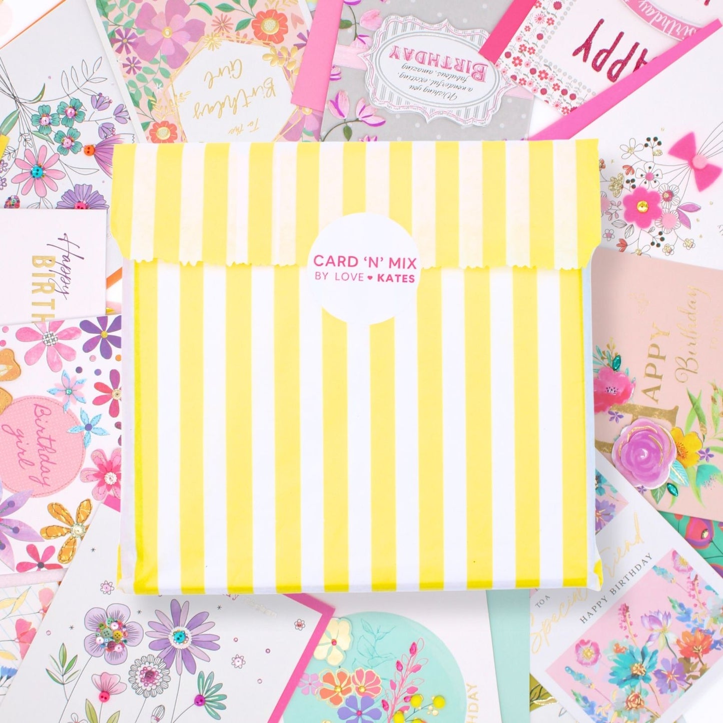 CARD'N'MIX Birthday Card Multipack Blooming Gorgeous Variety 12 Card Assortment