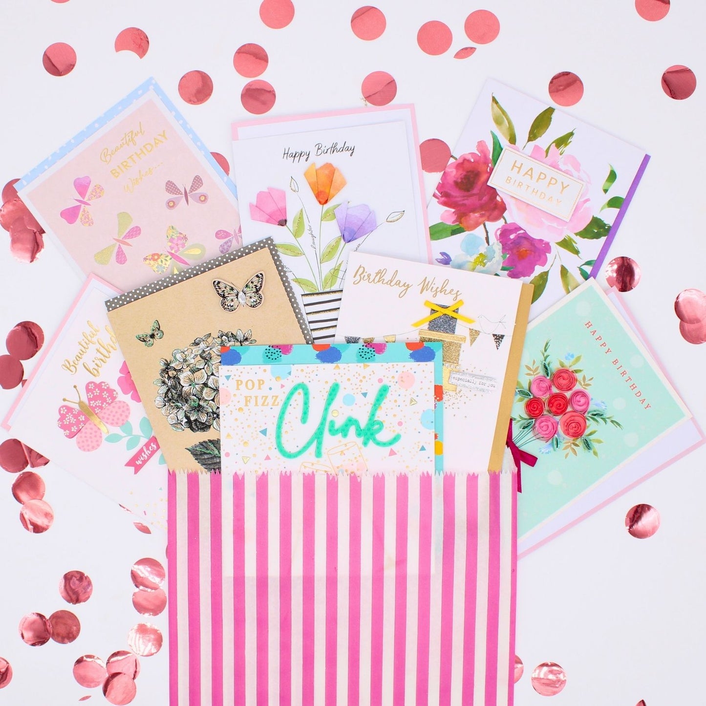 CARD'N'MIX Birthday Card Multipack Lovely You Variety Set 12 Card Assortment