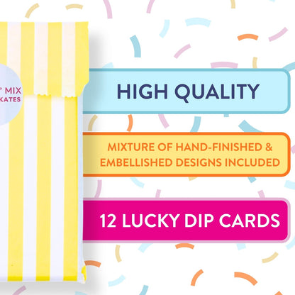 CARD'N'MIX Birthday Card Multipack Wild At Heart Variety Set 12 Card Assortment