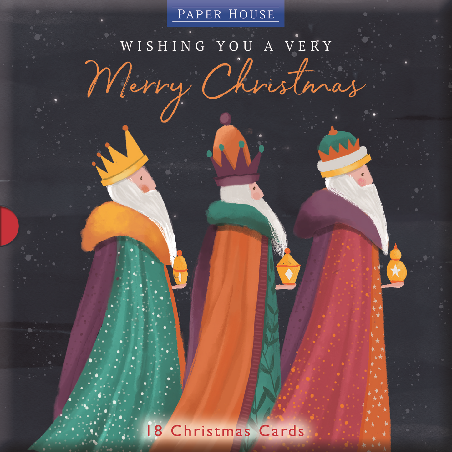 Box of 16 Paper House The Three Kings & Dove Of Peace Christmas Cards