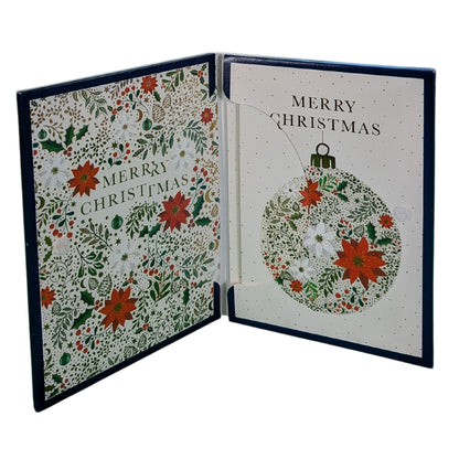 Box Of 8 Paper House Jolly Holly Bauble Christmas Cards In 2 Designs