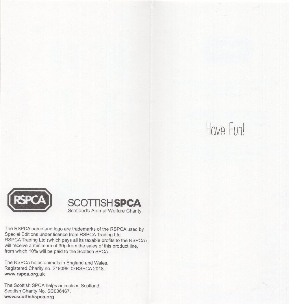 Pack of 6 RSPCA Charity Easter Greeting Cards