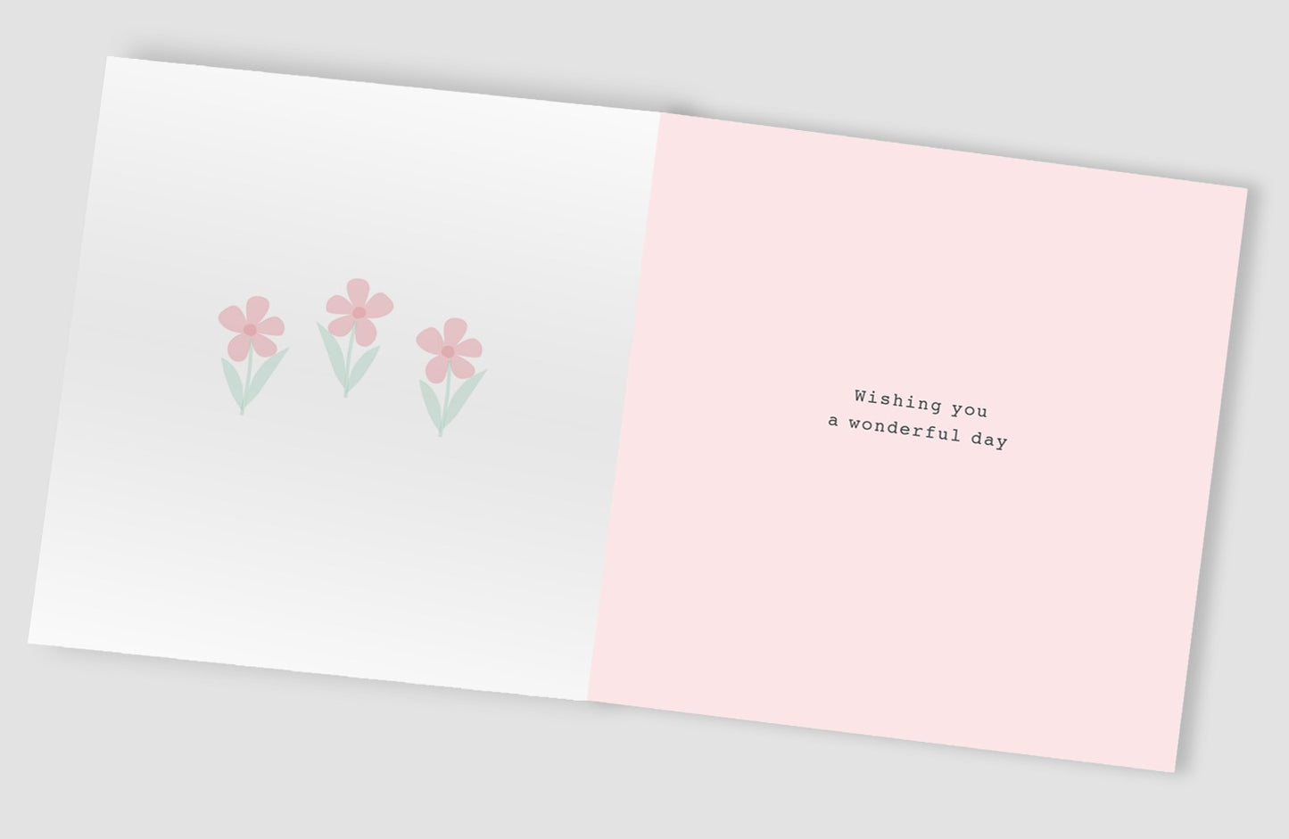 Happy Birthday Sparkling Blooms! Birthday Hand-Finished Greeting Card