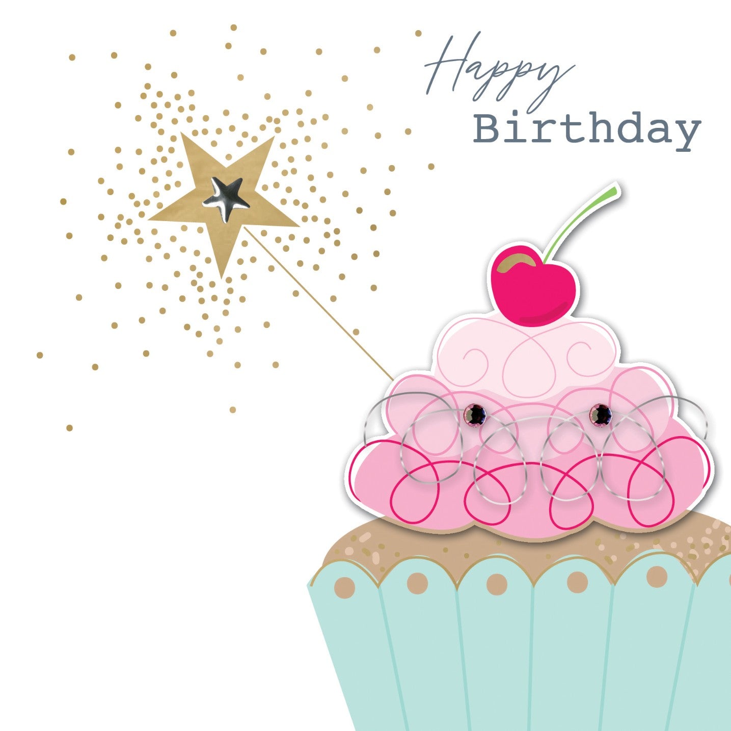 Happy Birthday Sweet Delight! Birthday Hand-Finished Greeting Card