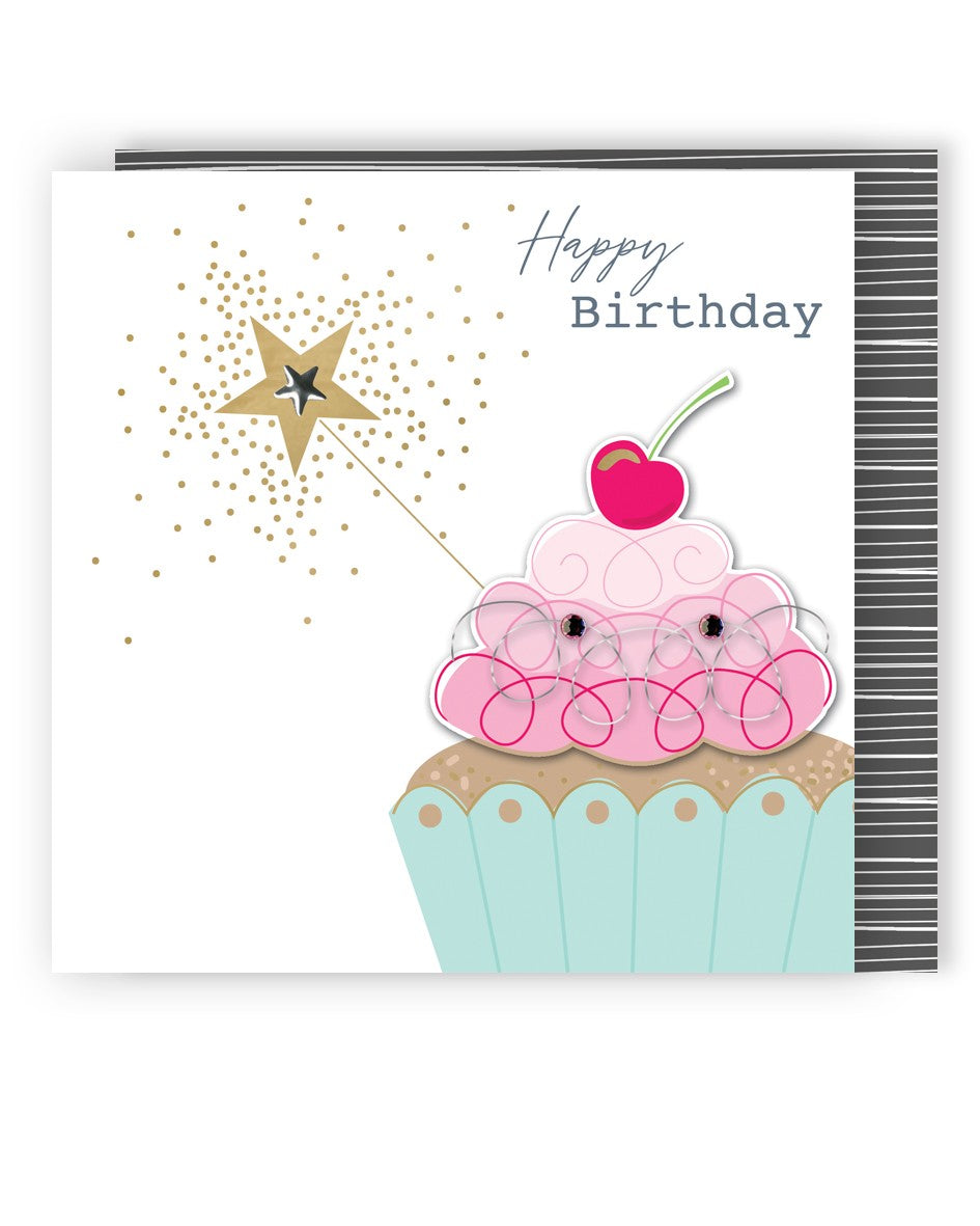 Happy Birthday Sweet Delight! Birthday Hand-Finished Greeting Card