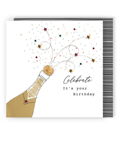 Celebrate It's Your Birthday Pop-Tastic Fun! Birthday Hand-Finished Greeting Card