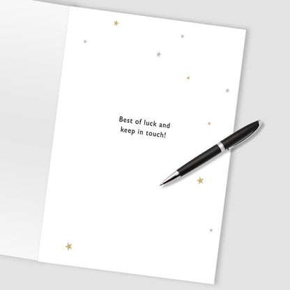 Large Embellished A4 Sorry You're Leaving Greeting Card Best Of Luck