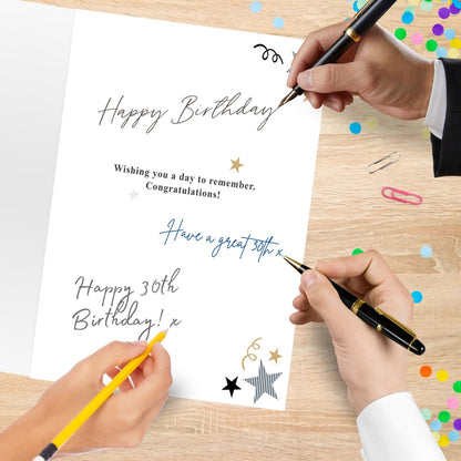 Large Embellished A4 30th Birthday Greeting Card Time To Celebrate! 30 Today