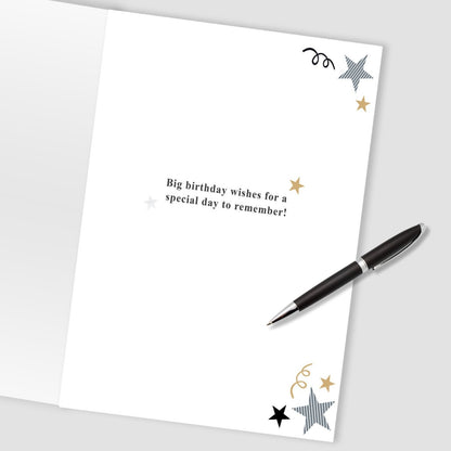 Large Embellished A4 70th Birthday Greeting Card Time To Celebrate! 70 Today