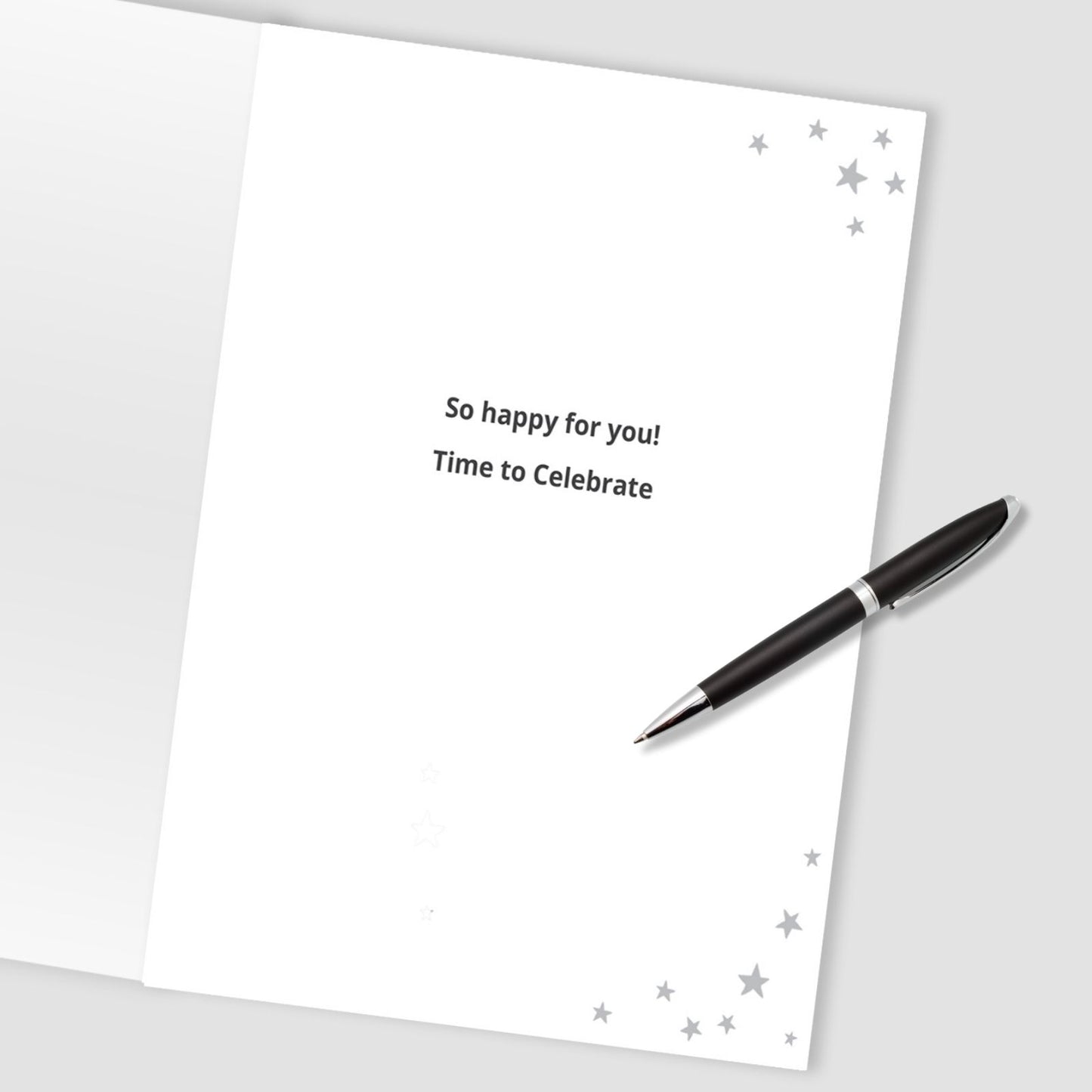 Large Embellished A4 Congratulations Greeting Card Congrats To You! Celebrate