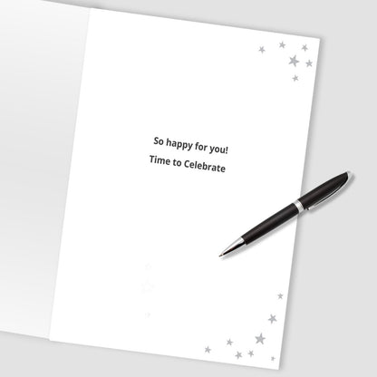Large Embellished A4 Congratulations Greeting Card Congrats To You! Celebrate