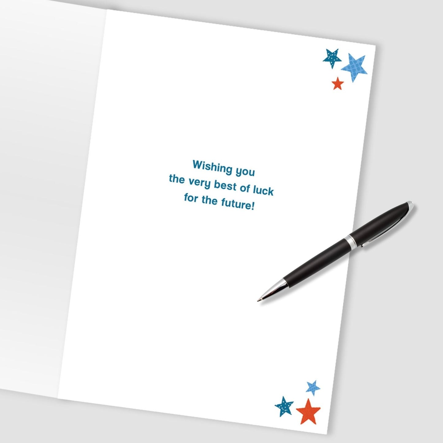 Large Embellished A4 Goodbye & Good Luck Greeting Card Lucky Future Wishes