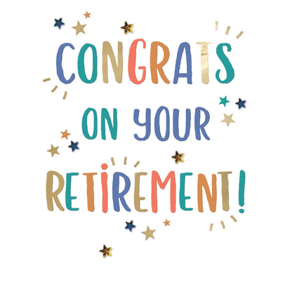Large Embellished A4 Congrats On Your Retirement Greeting Card Congratulations