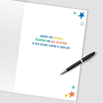 Large Embellished A4 Congrats On Your Retirement Greeting Card Congratulations