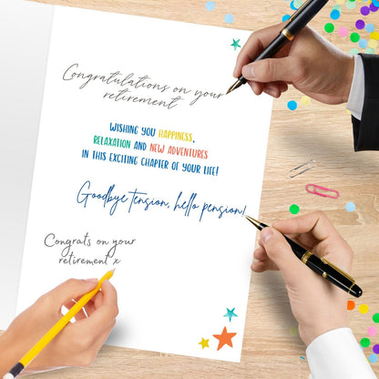 Large Embellished A4 Congrats On Your Retirement Greeting Card Congratulations