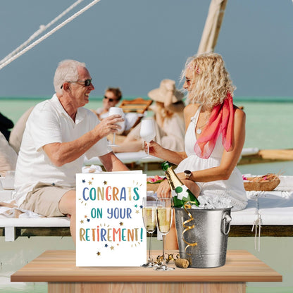 Large Embellished A4 Congrats On Your Retirement Greeting Card Congratulations