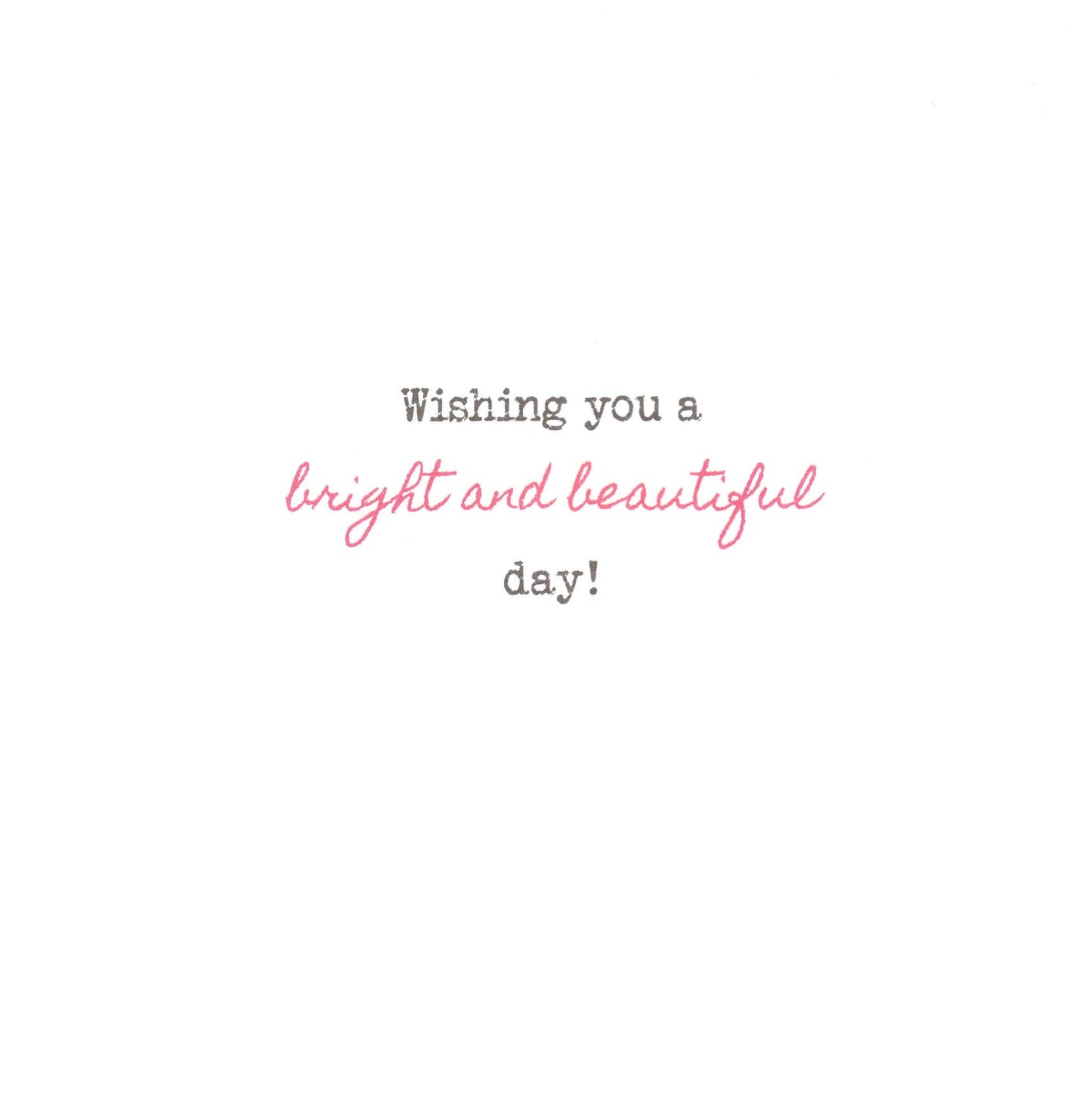 Flowers Bright & Breezy Birthday Greeting Card