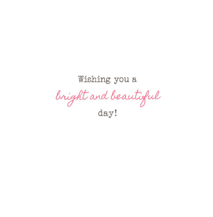 Flowers Bright & Breezy Birthday Greeting Card