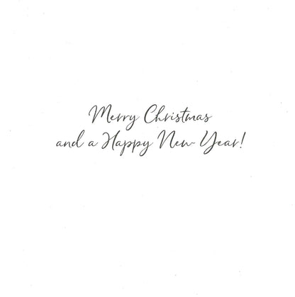 Box of 5 Festive Stag & Fox Hand-Finished Christmas Cards