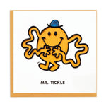 Mr. Tickle Mr. Men Greeting Card Hand-Crafted Quilling Crisis Charity Card