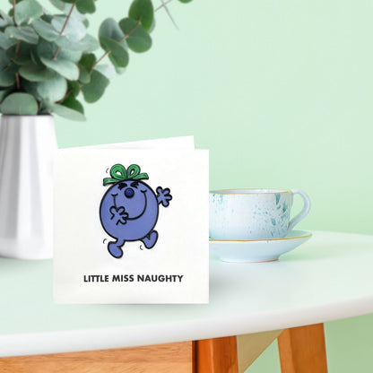 Little Miss Naughty Mr. Men Greeting Card Hand-Crafted Quilling Crisis Charity