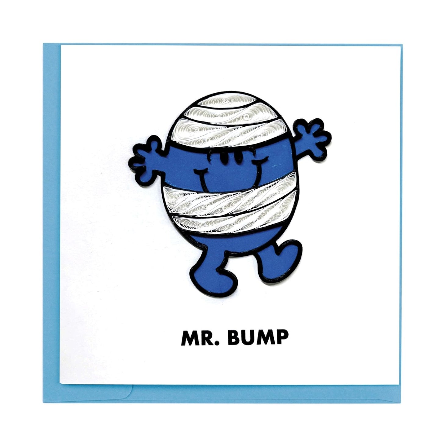 Mr. Bump Mr. Men Greeting Card Hand-Crafted Quilling Crisis Charity Card