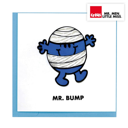 Mr. Bump Mr. Men Greeting Card Hand-Crafted Quilling Crisis Charity Card