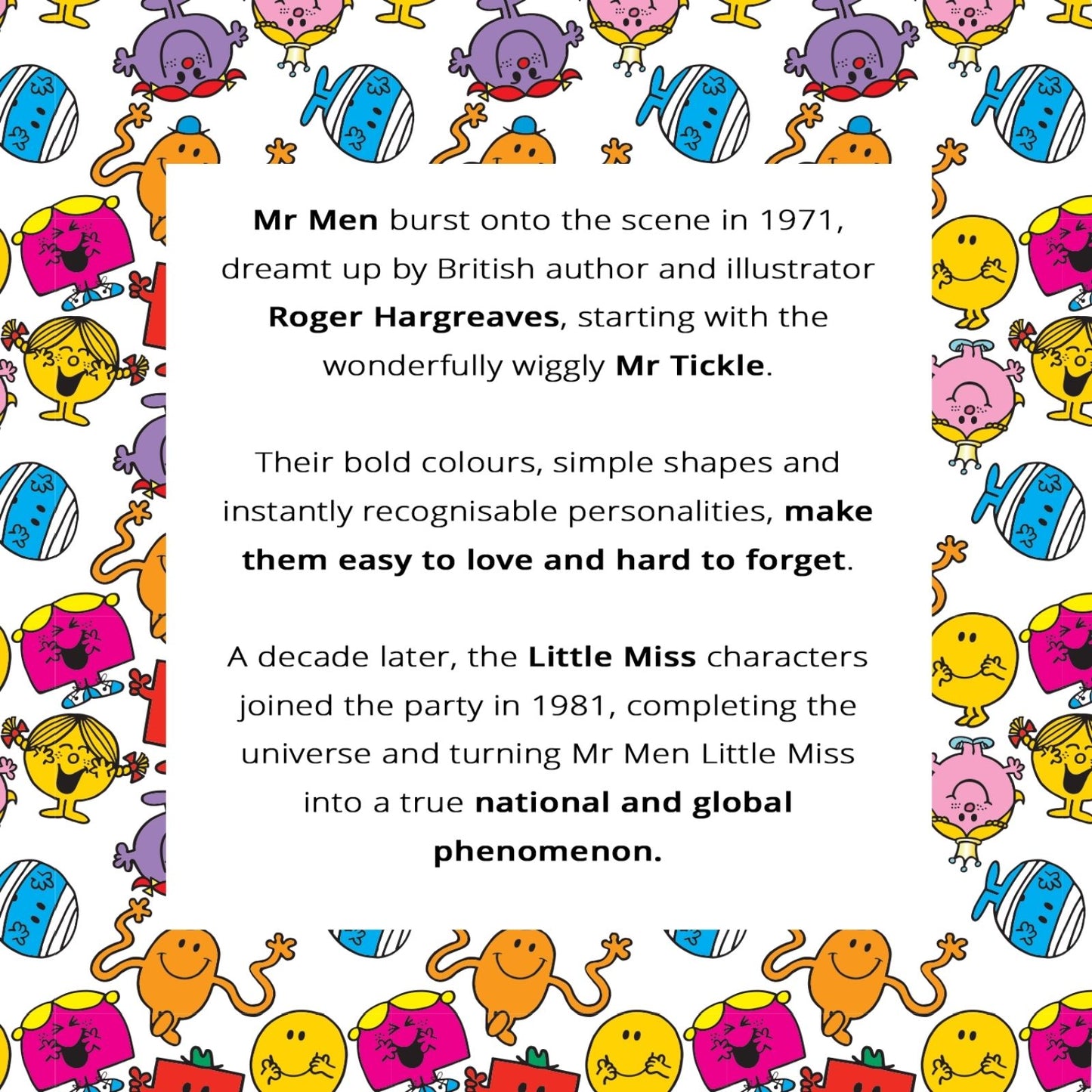 Mr. Happy Mr. Men Greeting Card Hand-Crafted Quilling Crisis Charity Card