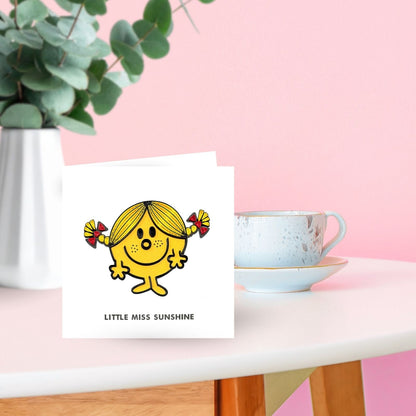 Little Miss Sunshine Mr. Men Greeting Card Hand-Crafted Quilling Crisis Charity