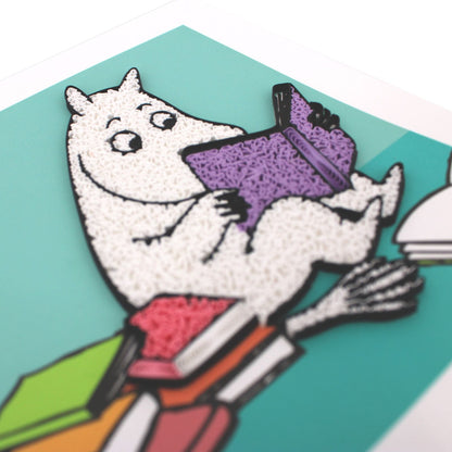 Moomin Quilling Greeting Card Love Books Design Hand-Finished For Any Occasion