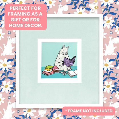 Moomin Quilling Greeting Card Love Books Design Hand-Finished For Any Occasion