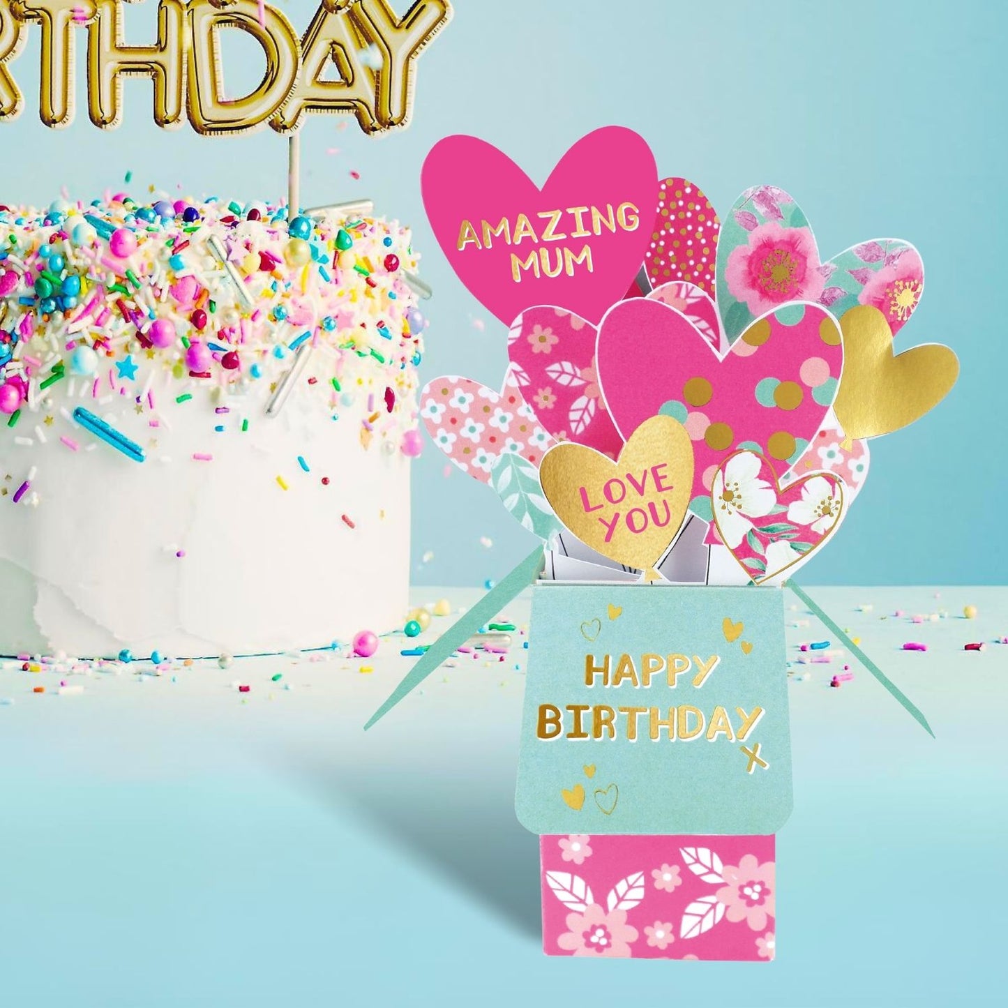 Clever Cube Amazing Mum Best Mum Ever! Birthday Pop Up Greeting Card
