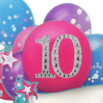 Age 10 Diamante Numbers For Birthday Clever Cubes