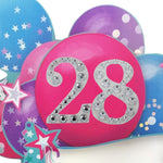 Age 28 Diamante Numbers For Birthday Clever Cubes