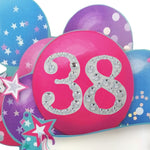 Age 38 Diamante Numbers For Birthday Clever Cubes