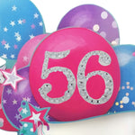 Age 56 Diamante Numbers For Birthday Clever Cubes