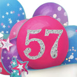 Age 57 Diamante Numbers For Birthday Clever Cubes
