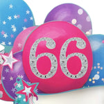 Age 66 Diamante Numbers For Birthday Clever Cubes