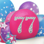 Age 77 Diamante Numbers For Birthday Clever Cubes