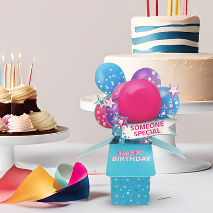 Clever Cubes Someone Special Pop Up Birthday Card For Her 3D Cube Card