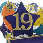 Age 19 Gold Numbers For Birthday Clever Cubes