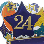 Age 24 Gold Numbers For Birthday Clever Cubes