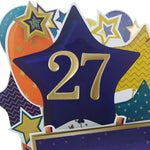 Age 27 Gold Numbers For Birthday Clever Cubes