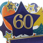 Age 60 Gold Numbers For Birthday Clever Cubes