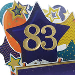 Age 83 Gold Numbers For Birthday Clever Cubes