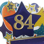 Age 84 Gold Numbers For Birthday Clever Cubes