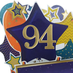 Age 94 Gold Numbers For Birthday Clever Cubes