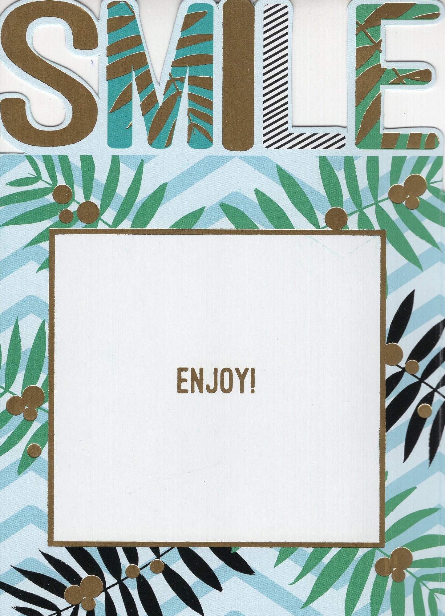 Smile It's Your Birthday 3D Cutting Edge Birthday Card